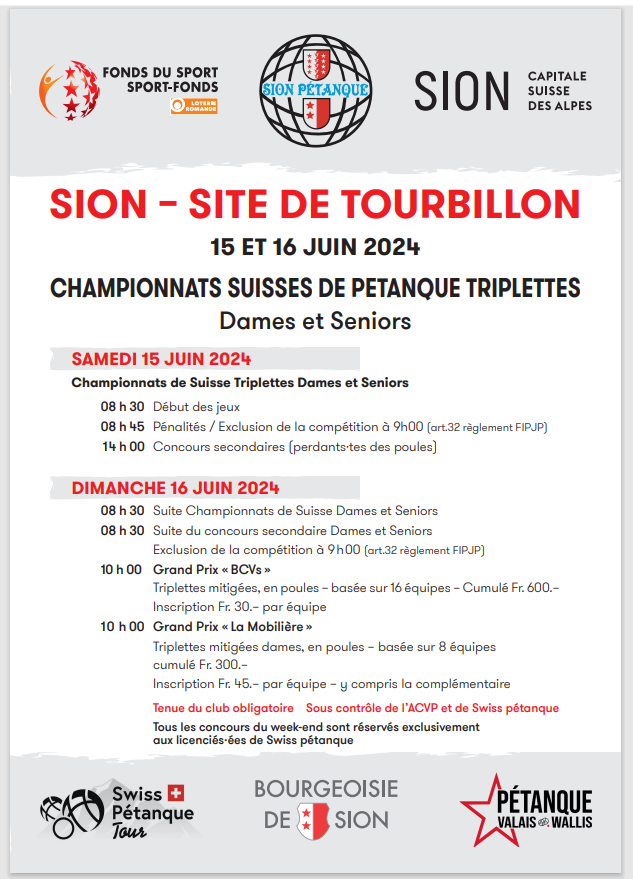 Affiche championnat
